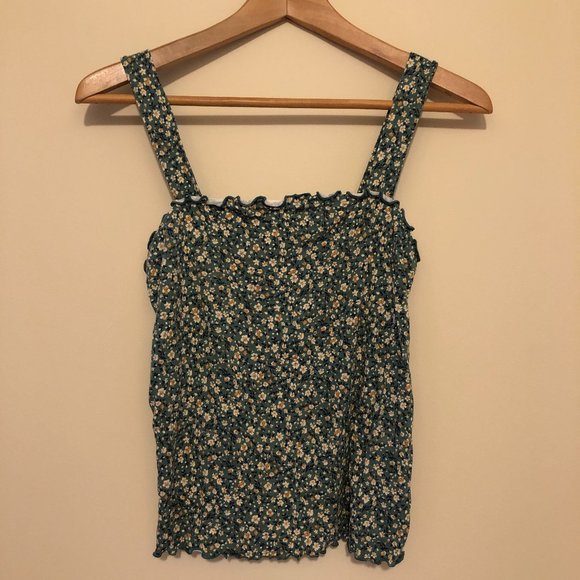 American Eagle Floral Crop Top NWOT - Picture 2 of 7